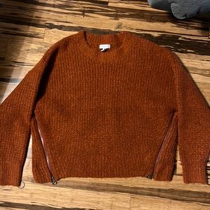Rust red sweater - TOPSHOP